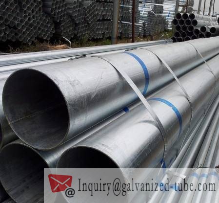 3-1/2″ Galvanized Round Steel Tubing