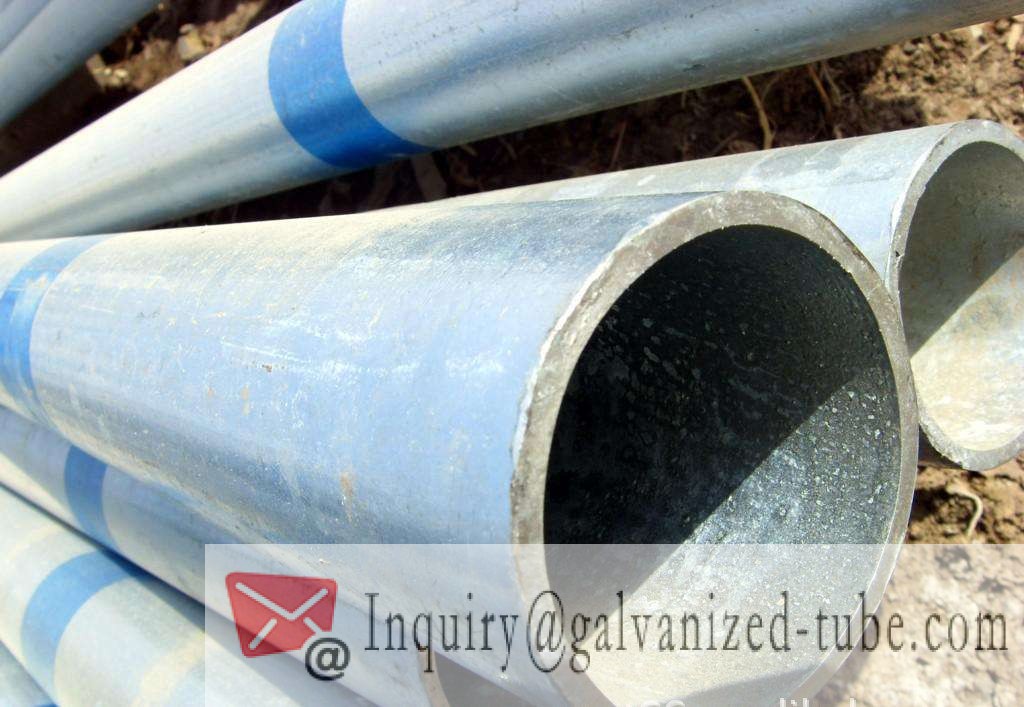 5″ Galvanized Round steel tubing